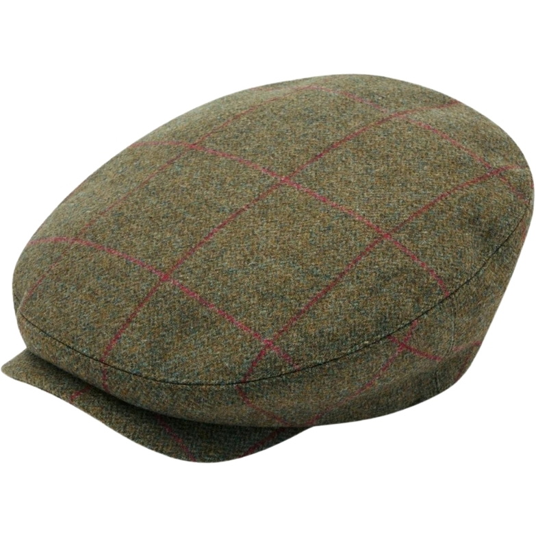 Alan Paine Mens Combrook Tweed Balmoral Cap COMGCA4 - Sage
